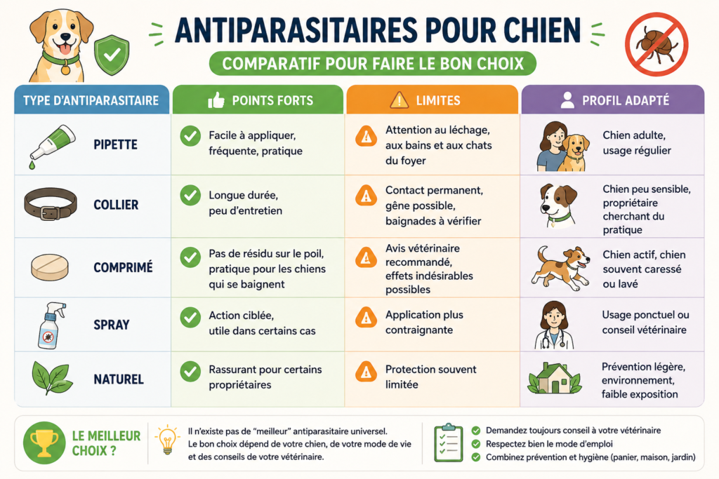 antiparasitaire pour chien